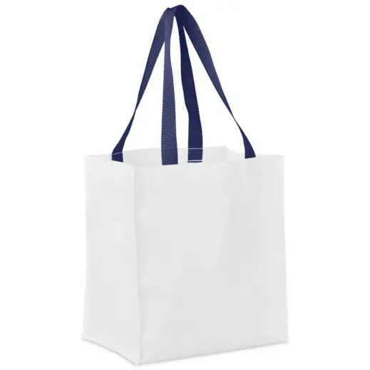 Hoppla Gateway Recycled PET Stitch-Bond Shopper Navy